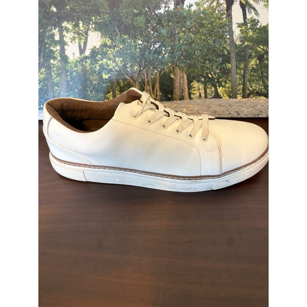 Porter & Ash UCLA White Lace-Up Low‎ Top Sneakers Round Toe Men's US 11.5 M